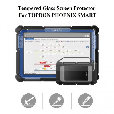 Tempered Glass Screen Protector Cover For Topdon Phoenix Smart